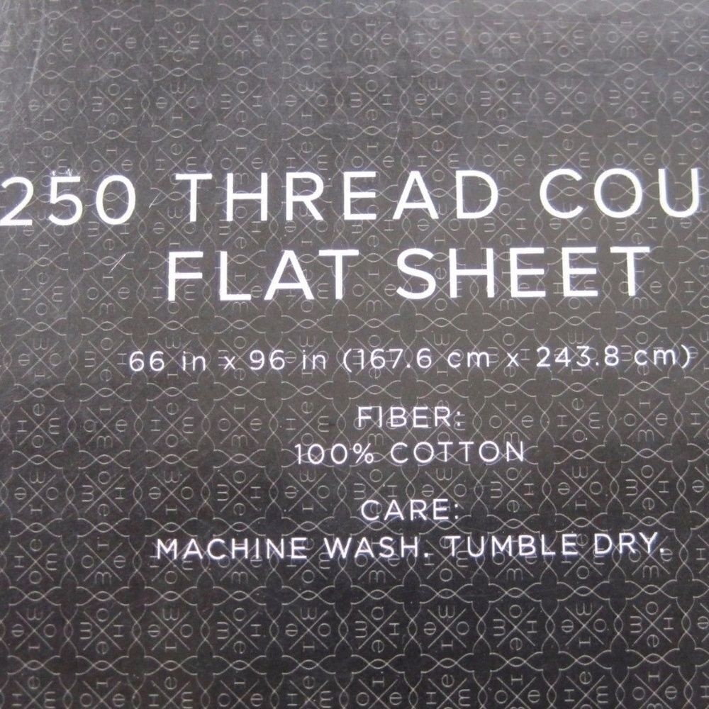 Flat Sheet Queen Target HOME 250 Thread Count - Picture 3 of 5